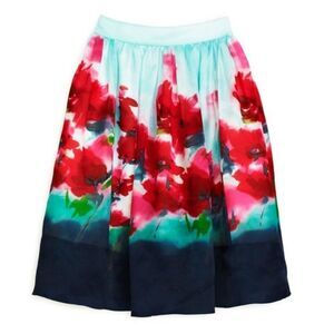 kate spade Madison Avenue Collection Avalon Hazy Floral A-Line Midi Skirt Size 4